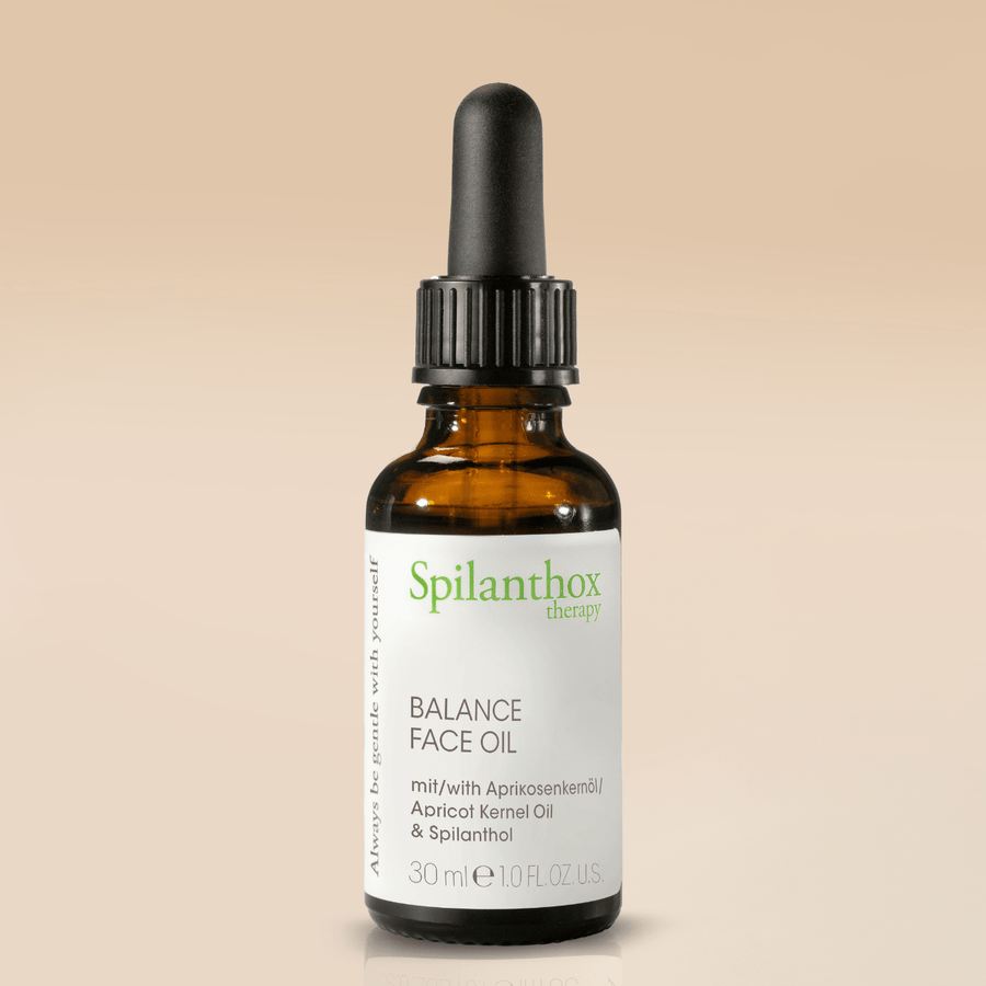 Balance Face Oil beiger Hintergund (Farbverlauf)