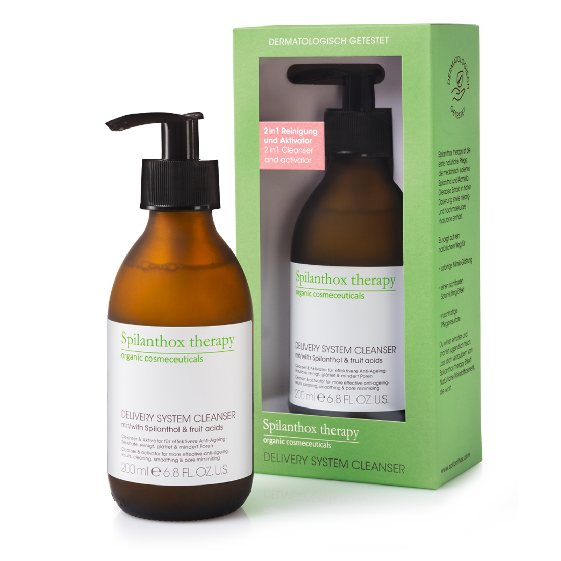 Delivery_System_Cleanser mit Verpackung
