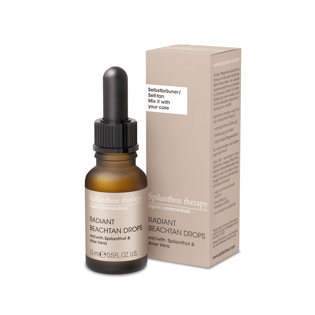 Radiant_Beachtan_Drops mit Verpackung
